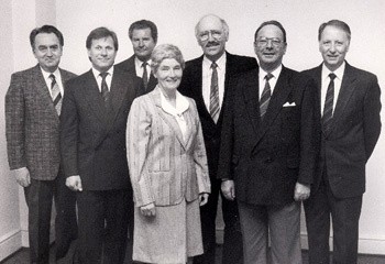 Vereinsvorstand im Jahre 1989