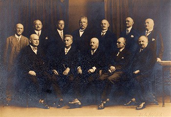 Vereinsvorstand im Jahre 1929